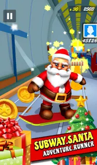Subway Santa Adventure – Subway Runner Game 2019 Screen Shot 7