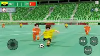 Blocky Soccer Leagues 2018: Cubic Football Stars Screen Shot 0