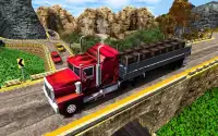 हेवी ड्यूटी 18 व्हीलर ट्रक ड्राइव - Offroad खेल Screen Shot 11
