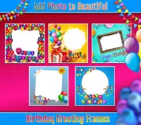 Birthday Greetings: happy birthday frames Screen Shot 8