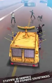 Zombie Games - Car driving 3D Screen Shot 5