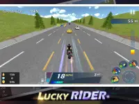 Lucky Rider - Crazy Moto Racing Game Screen Shot 9