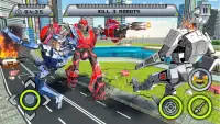Future Robot War : Car Robot Transforming Games Screen Shot 1