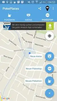 Location Map For Pokémon Go Screen Shot 1