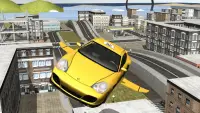 Flying Taxi car simulator Screen Shot 5