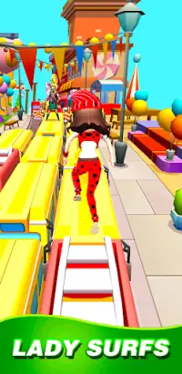 Subway Lady Bug Adventure Game Screen Shot 5