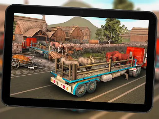 Farm Animal Truck Transport Driving Simulator Game Playyah Com Free Games To Play