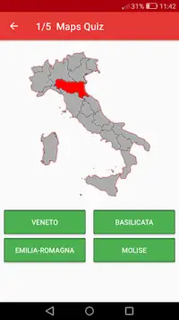Regions of Italy Screen Shot 1