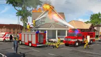 Firefighter Fire Truck Games Screen Shot 2