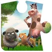 Farm Spelletjes Legpuzzels