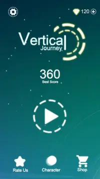 Vertical Journey : Tap, Jump and Relax Screen Shot 0