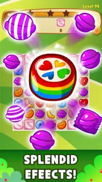 Candy Pop : Match 3 Tasty Puzzle Screen Shot 1