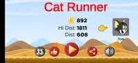 Cat Runner Screen Shot 0