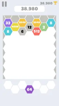 Shoot 2048 Hexagon Screen Shot 2