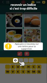 Jeu de Mots Gratuit en Francais - 4 Photos 1 Mot Screen Shot 2