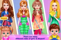 Airplane Hostess at Airport - Flight Attendants Screen Shot 2