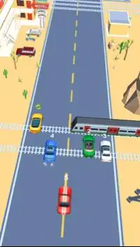 Taxi vs Train Racing Screen Shot 3