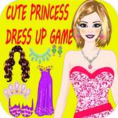 かわいい王女は、ゲームをドレスアップ