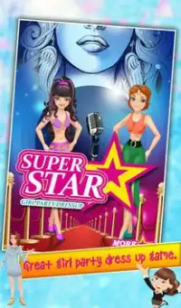 Super Star Girl Party Dress Up Screen Shot 5