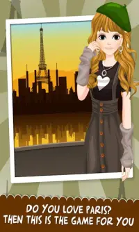 Paris Girls - Игры для девочек Screen Shot 0