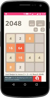 2048 D Screen Shot 2