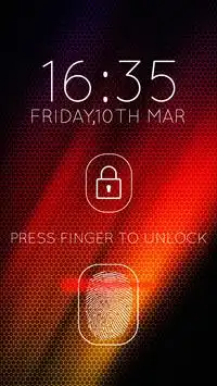 Fingerprint digital Lock Prank Screen Shot 0
