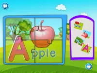 ABC Jigsaw Puzzle & flashcard : Kids Game Screen Shot 4