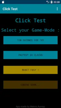 Click Test : Test of reactivity and speed! Screen Shot 0