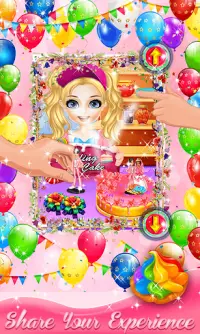 Real Cake Maker - Birthday Party Cake game memasak Screen Shot 8