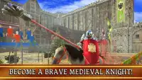 Medieval Knight Fighting Horse Ride 3D Screen Shot 0