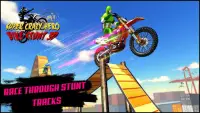 süper kahramanlar moto binici: yarış oyunları Screen Shot 4