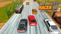 Real City Traffic Car Racing 2018 Screen Shot 0