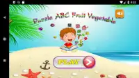 Preschool Puzzle ABC Fruit Vegetable Game Screen Shot 0