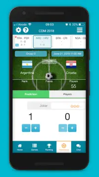 Sporteager - sport prediction app Screen Shot 0