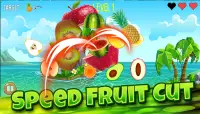 Speed Fruit Cut - Fruit Slice & Fruit Cutting Game Screen Shot 0