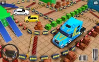 miejski parking dla ciężarówek: gry ciężarówek Screen Shot 1