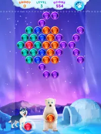 Polar Bear : Frozen Bubble Shooter Screen Shot 1