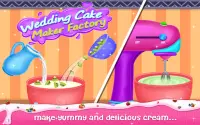 Wedding Cake Maker - Pabrik Memasak Screen Shot 1