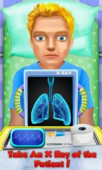 फेफड़े डॉक्टर सर्जरी सिम्युलेटर: रियल अस्पताल खेल Screen Shot 1