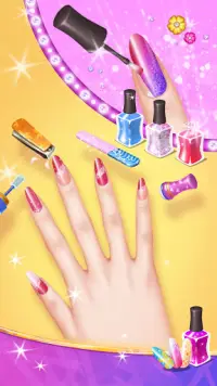 Nail Salon Manicure: Makeover Dress Up Girls Game Screen Shot 0