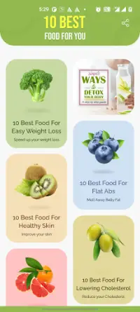 Healthy Foods for You Screen Shot 0