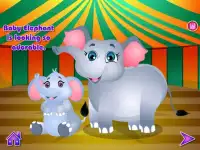 Elephant Geburt Mädchen Spiele Screen Shot 5
