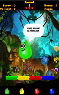 Bubble Rain Screen Shot 0