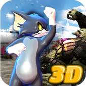 Tom en Spike Beatem Fight 3D - Straatvechten