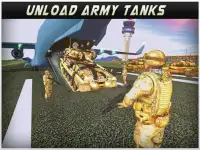 Militär Tanks Transporter Jet: Fracht Armee Tanks Screen Shot 6