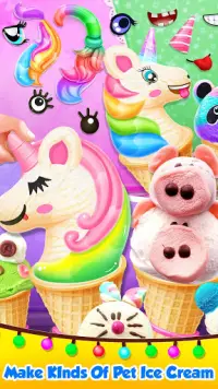 Unicorn Ice Cream Maker - Frozen Sweet Desserts Screen Shot 1