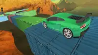 Trilhas impossíveis Jogo 3D de Stunt de carro Screen Shot 3