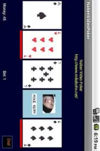 Naken Video Poker Screen Shot 0
