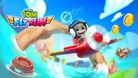 Talking Tom Fly Run: New Fun Running Game Screen Shot 0