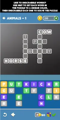 Another Word Cross: A New Twist on Word Puzzles Screen Shot 3